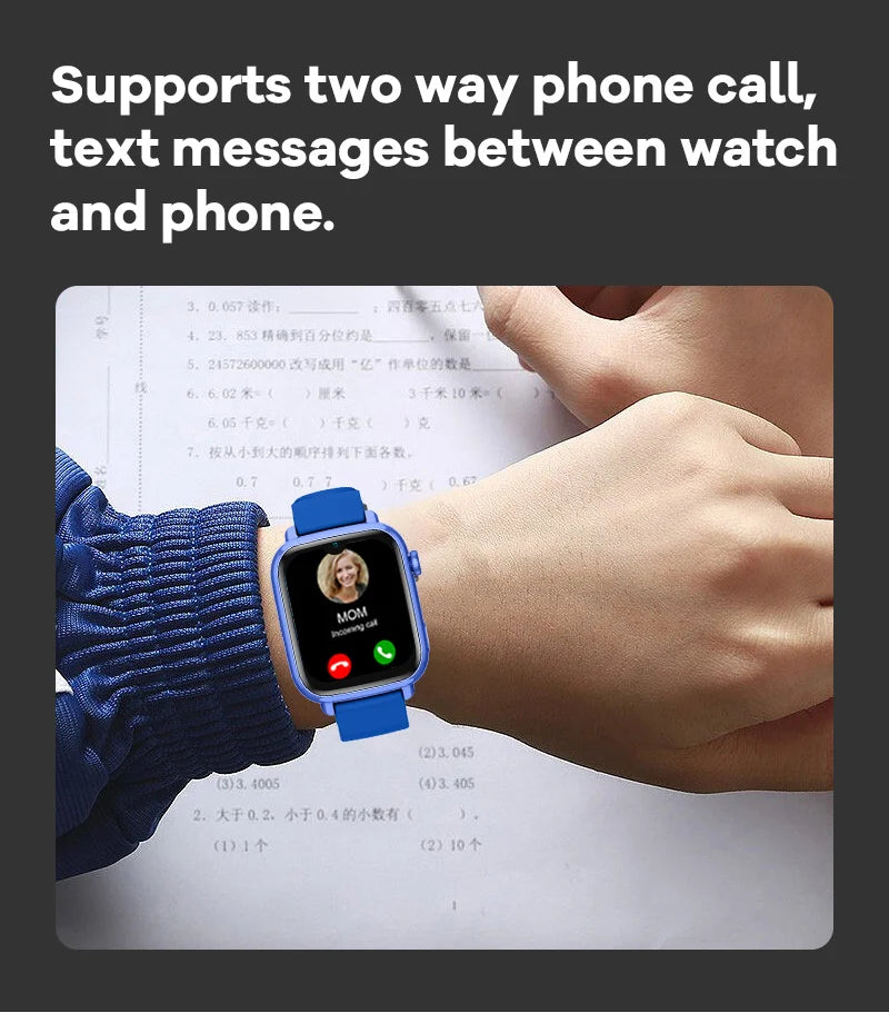 Kids GPS Smart Watch - 4G Video Calling & SOS Emergency Alert
