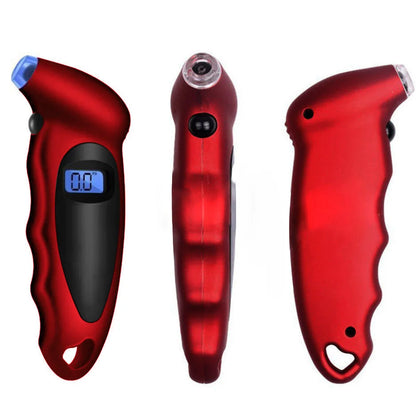 Digital Tyre Pressure Gauge - Backlit LCD Display 150 PSI