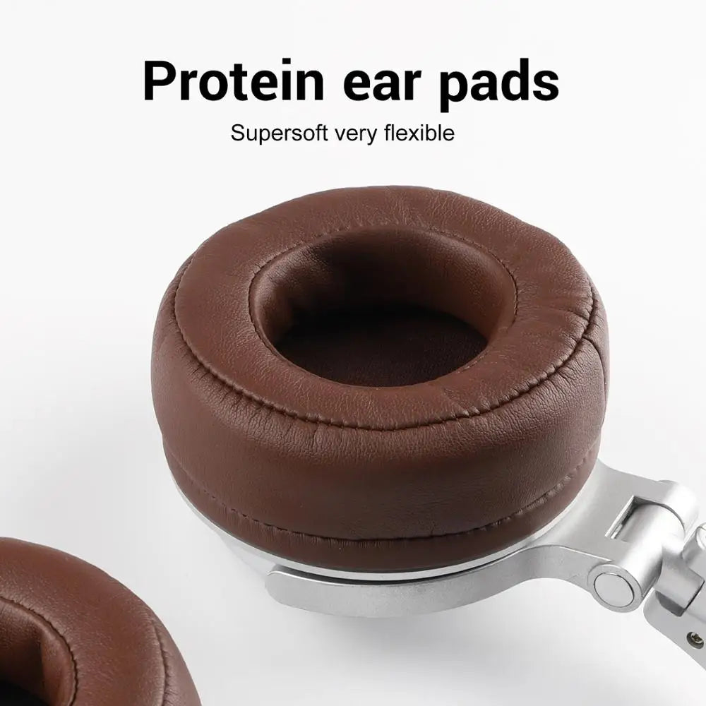 DJ Studio Headphones - Professional Over Ear with Mic 50mm