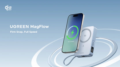 Magnetic Wireless Power Bank 10,000mAh - 20W Fast Charging