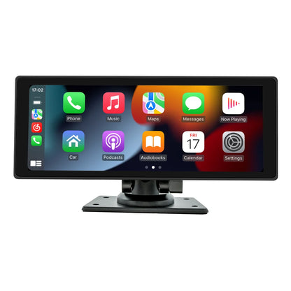 BQCC 10.26 Inch Portable Wireless Carplay Screen HD Rear Reversing Camera Car Radio DVR MP5 Multimedia Video Player Android Auto