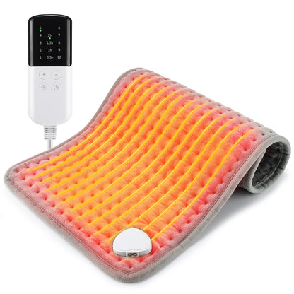 Electric Heating Pad 30x60cm - 9 Temperature Levels Back Warmer