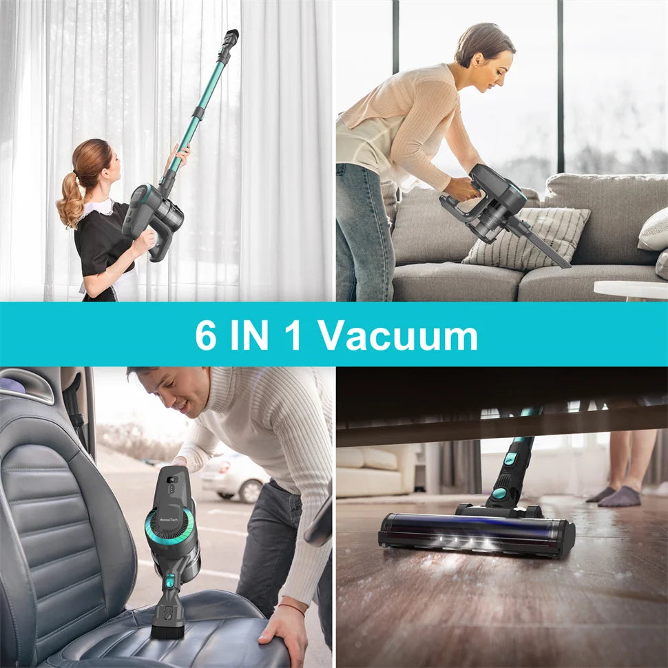 Cordless Stick Vacuum Cleaner 20kPa - Pet Hair & All Floors