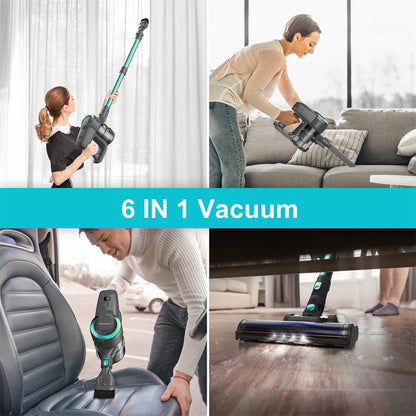 Cordless Stick Vacuum Cleaner 20kPa - Pet Hair & All Floors