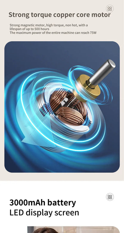 Electric Cleaning Brush 9-in-1 - Extendable Scrubber Kit