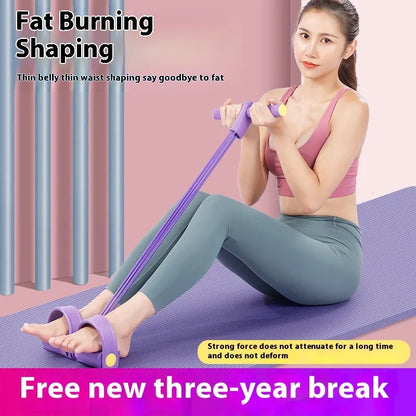 Multifunction Tension Rope Resistance Band Elastic Pedal Puller for Leg Stretching Slimming Training Portable Fitness Equipment