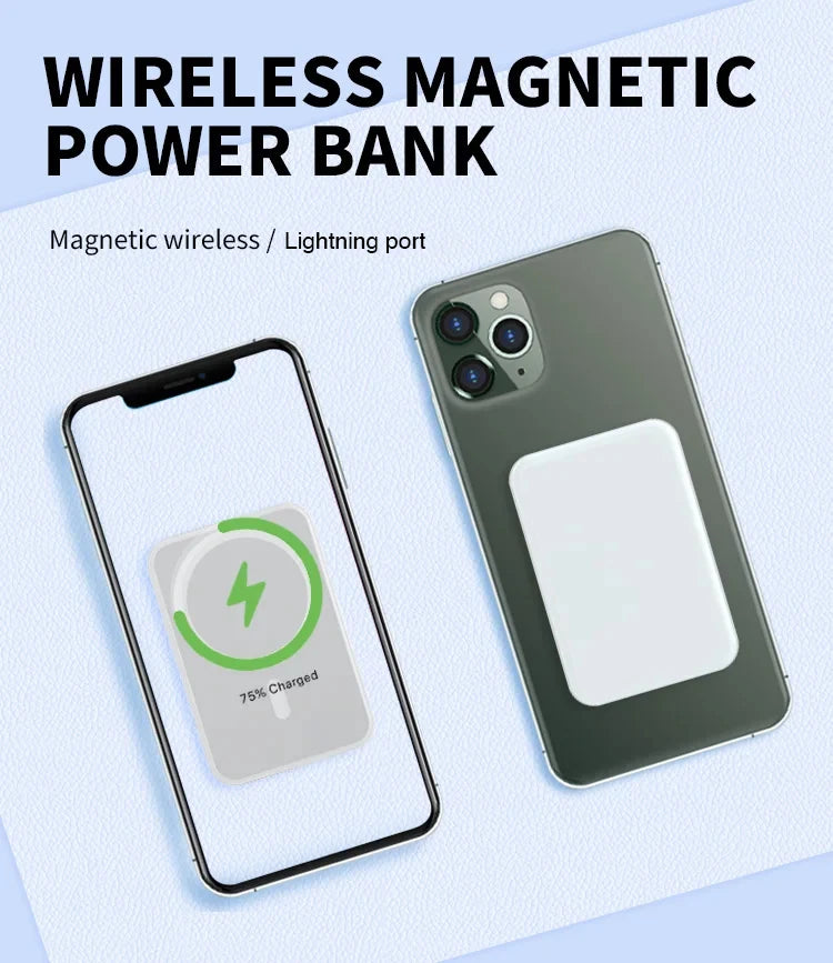 MagSafe Wireless Power Bank - 5,000mAh Portable Charger