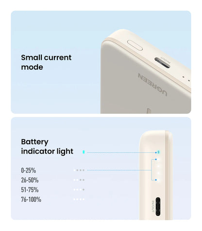 Magnetic Wireless Power Bank 10,000mAh - 20W Fast Charging