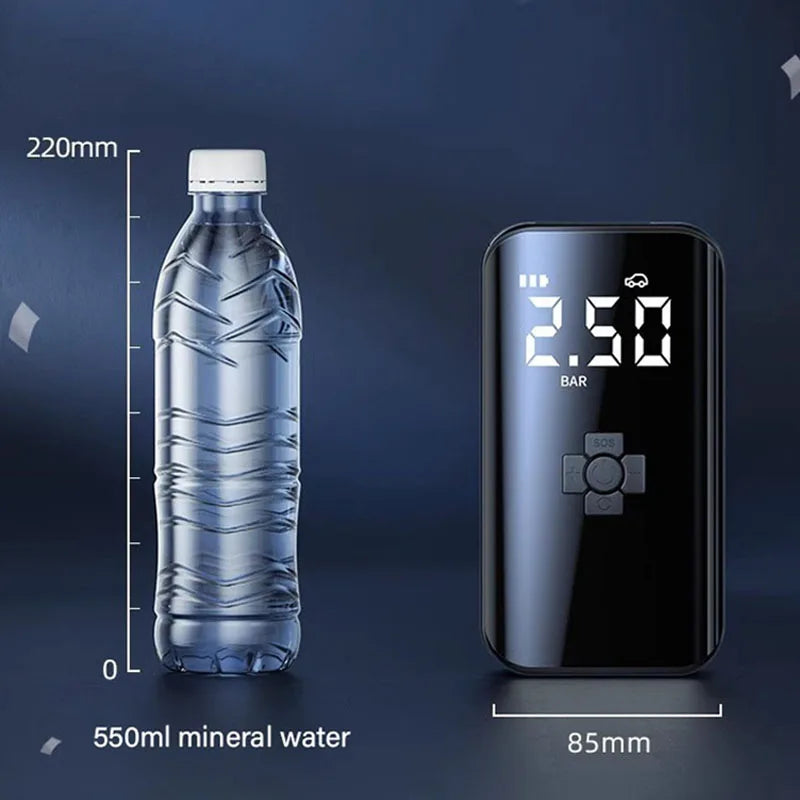 Wireless Car Tyre Inflator - Portable Air Compressor 150PSI