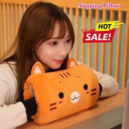 Kids Plush Hand Warmer Pillow - Cute Animal Design Gift