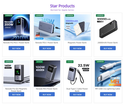 Magnetic Wireless Power Bank 10,000mAh - 20W Fast Charging