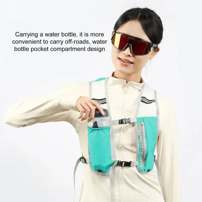 Hydration Running Vest - Lightweight Water Bottle Holder Pack