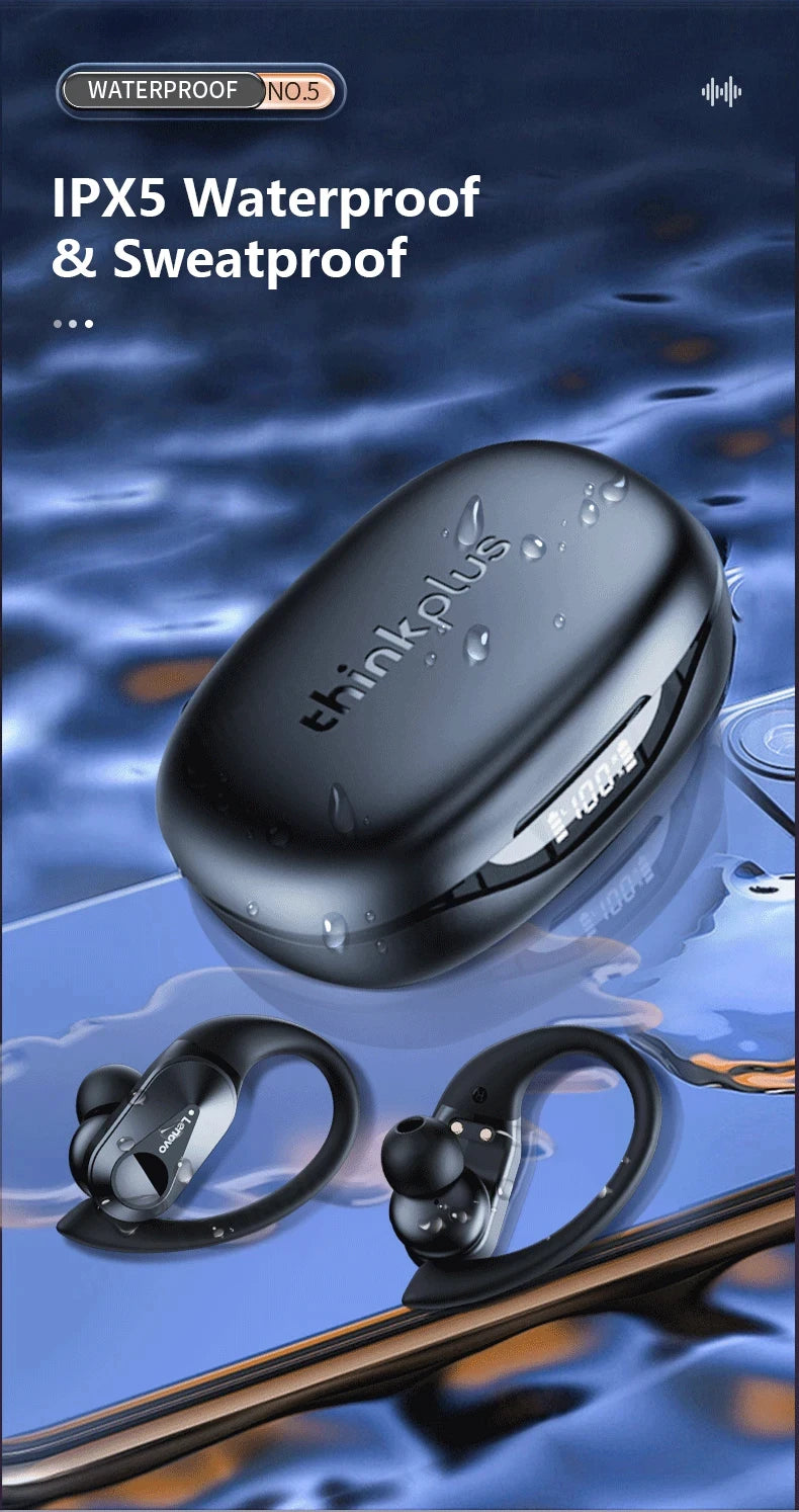 Bluetooth Wireless Earbuds - LED Display IPX5 Waterproof