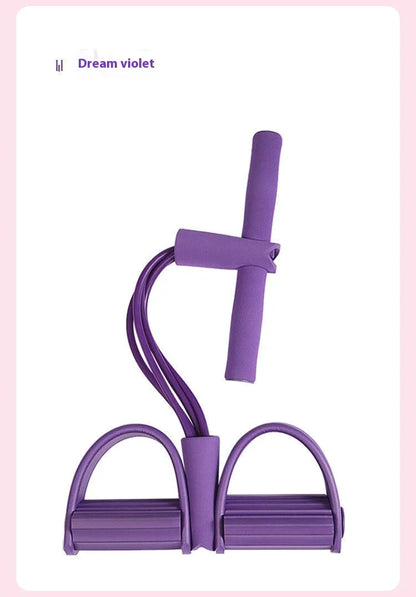 Multifunction Tension Rope Resistance Band Elastic Pedal Puller for Leg Stretching Slimming Training Portable Fitness Equipment