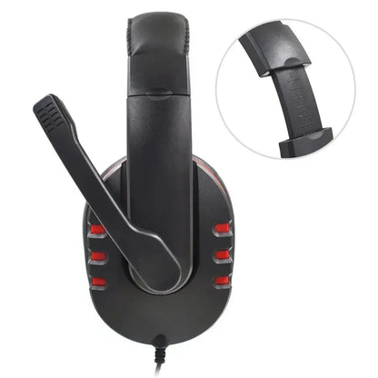Gaming Headset with Microphone - PS4 PC Compatible Wired