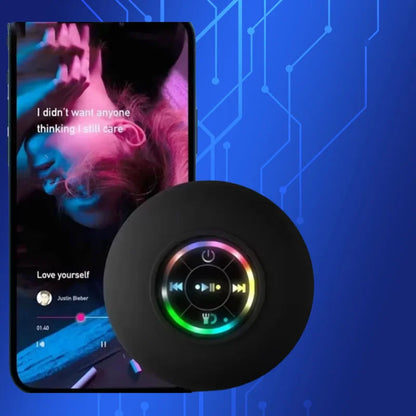 Bluetooth Shower Speaker - Waterproof IPX4 with Suction Cup