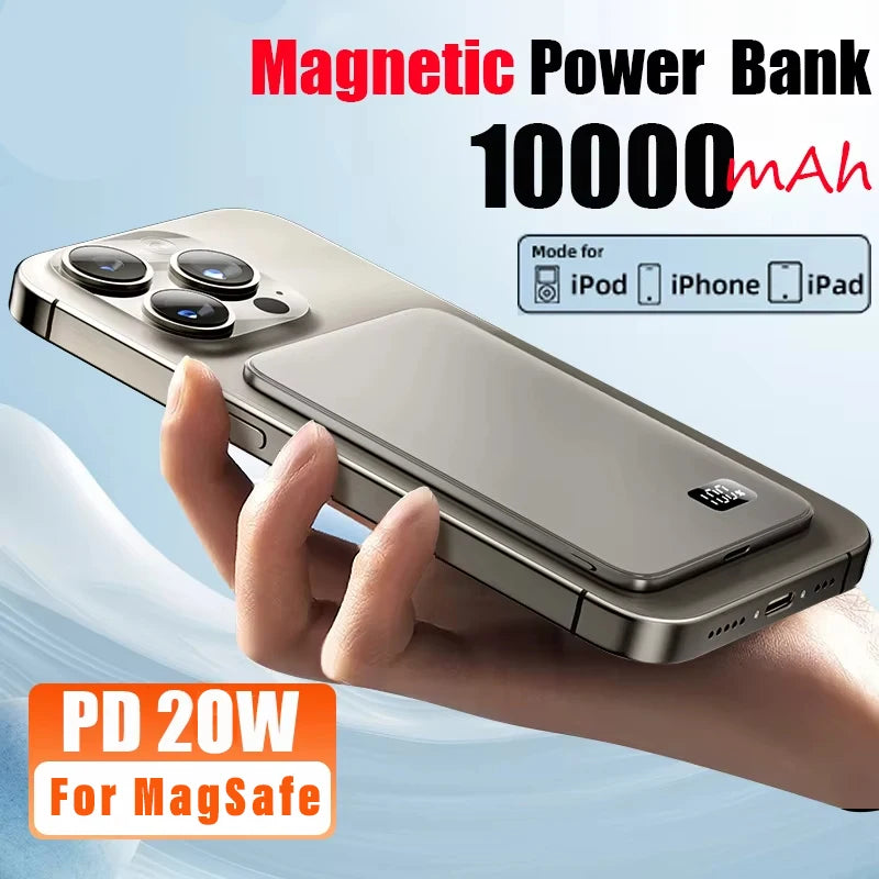 MagSafe Power Bank 10,000mAh - Magnetic Wireless Charging