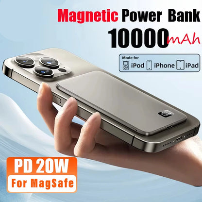 MagSafe Power Bank 10,000mAh - Magnetic Wireless Charging