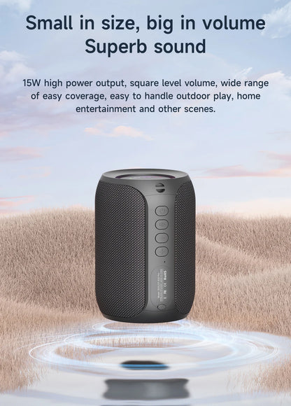 Portable Bluetooth Speaker Waterproof IPX6 - 3600mAh Battery