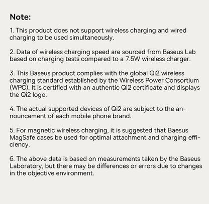 Qi2 Wireless Power Bank 10,000mAh - 15W Magnetic Charging