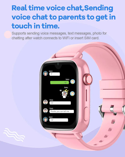Kids GPS Smart Watch - 4G Video Calling & SOS Emergency Alert