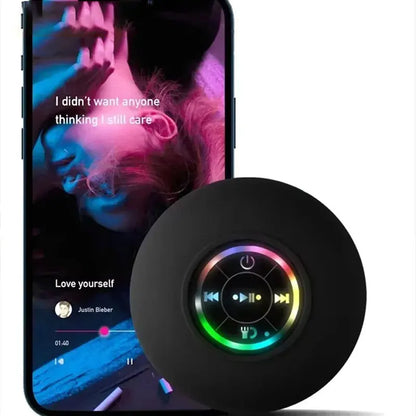 Bluetooth Shower Speaker - Waterproof IPX4 with Suction Cup