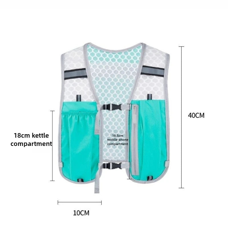 Hydration Running Vest - Lightweight Water Bottle Holder Pack