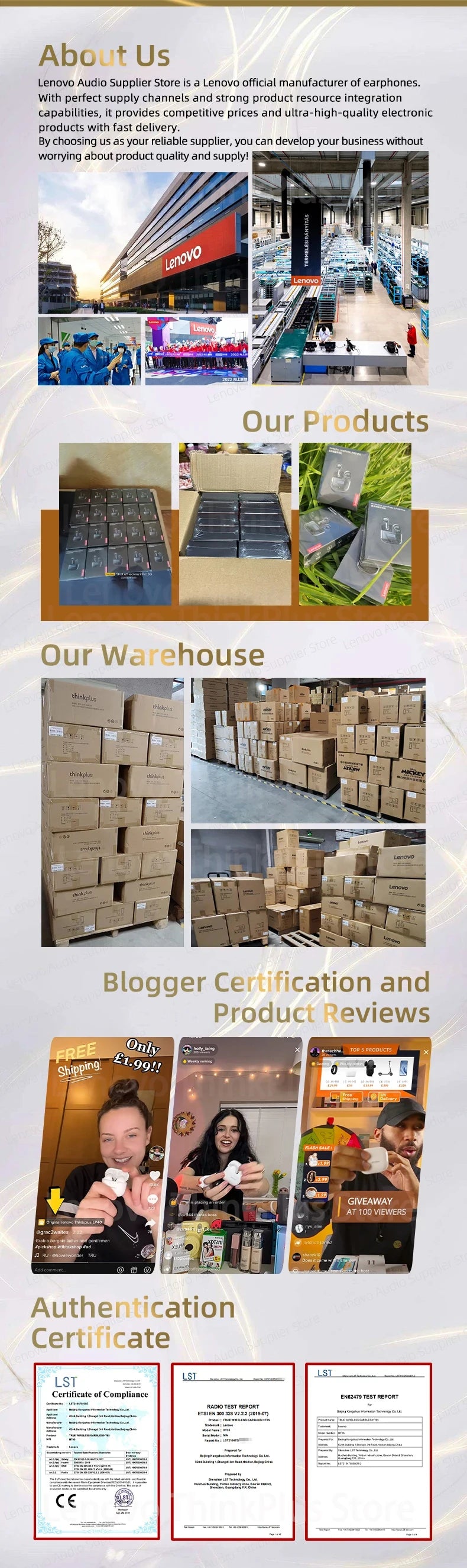 Bluetooth Wireless Earbuds - LED Display IPX5 Waterproof