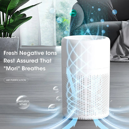 Mini Desktop Air Purifier - HEPA Filter H13 USB-C Portable