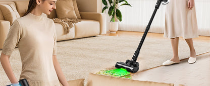 Cordless Stick Vacuum - 46kPa Suction Self-Standing Pet Hair
