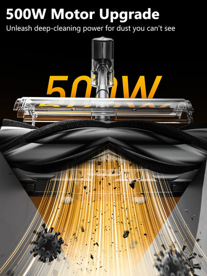 Cordless Stick Vacuum - 46kPa Suction Self-Standing Pet Hair