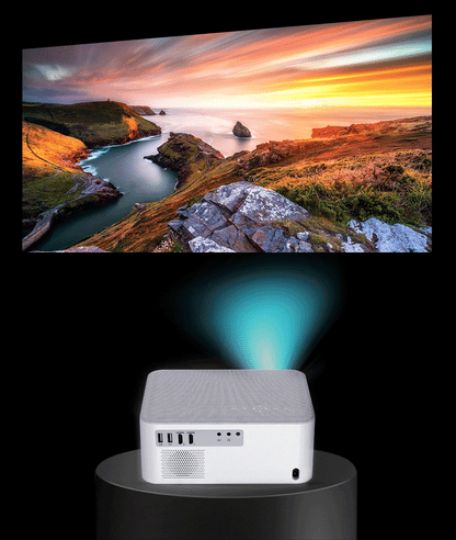 Portable Mini Projector 1080P Full HD - WiFi Android 4K Video