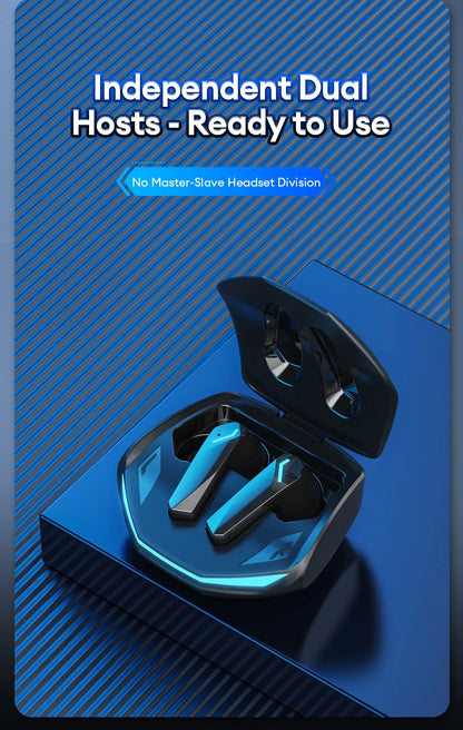 Bluetooth Gaming Earbuds - Low Latency Wireless Headphones