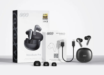 Wireless Earbuds - 46dB Active Noise Cancelling Hi-Res 34H