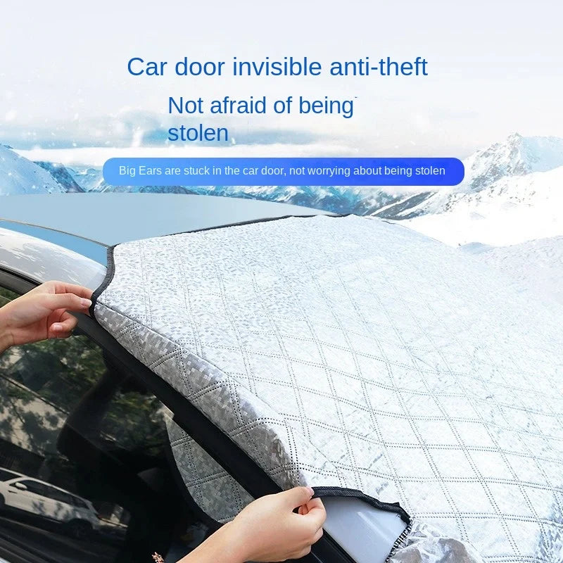 All-Season Windshield Cover - Stops Ice Scraping & Interior Heat