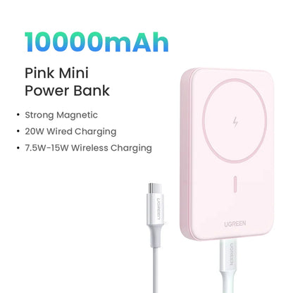 Magnetic Wireless Power Bank 10,000mAh - 20W Fast Charging