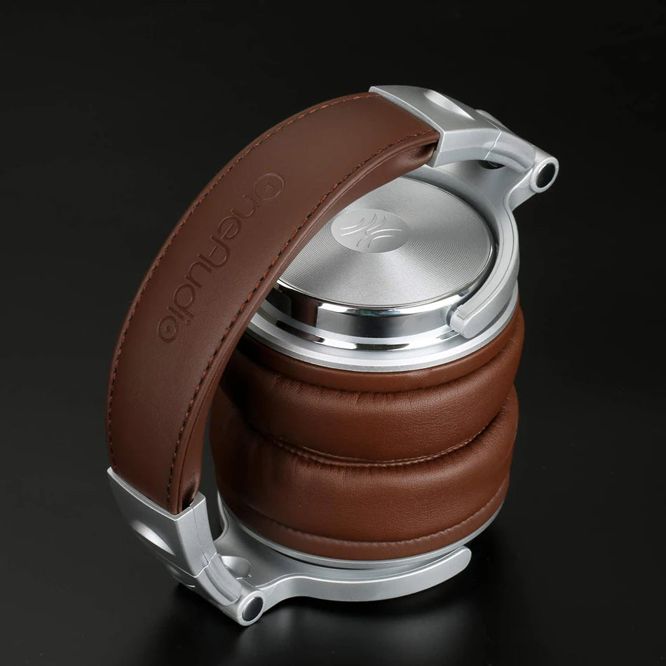 DJ Studio Headphones - Professional Over Ear with Mic 50mm