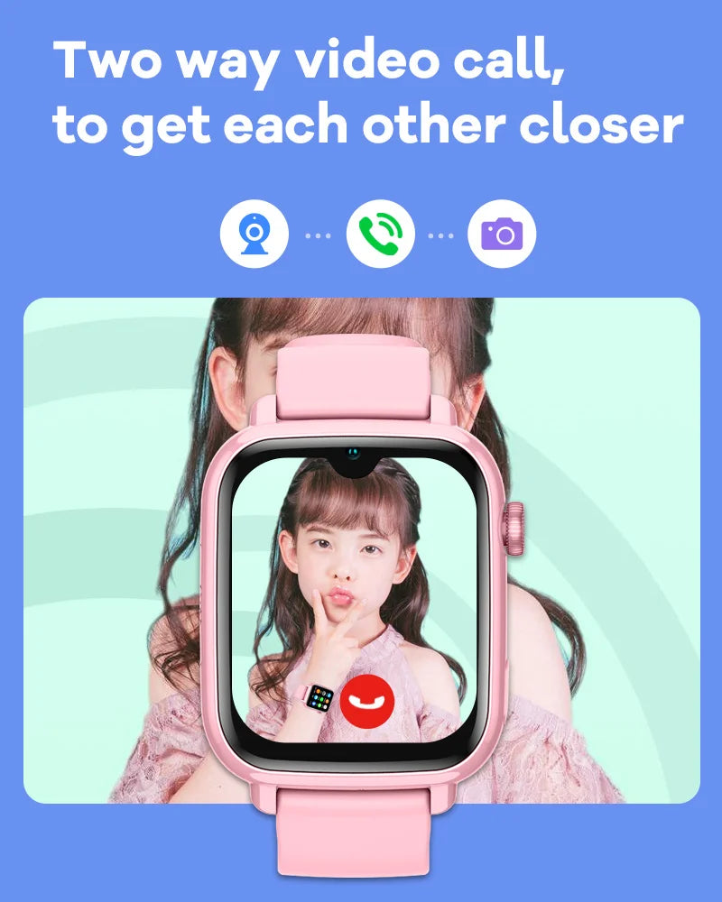 Kids GPS Smart Watch - 4G Video Calling & SOS Emergency Alert