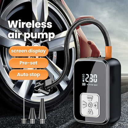 Portable Car Tyre Inflator - Electric Air Pump with Digital Display