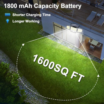 Solar Motion Sensor Lights 236 LED - Triple Head Security Light