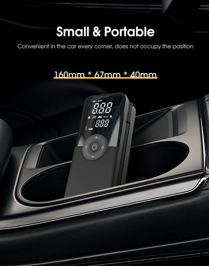Cordless Tire Inflator - Digital Display 150PSI Car Pump