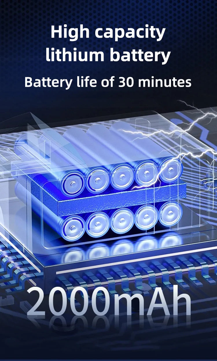 Car Vacuum Cleaner Cordless - 1200mAh Handheld Portable