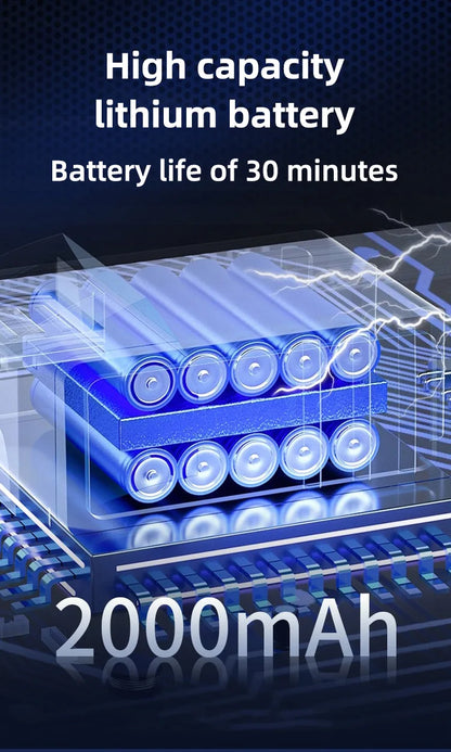 Car Vacuum Cleaner Cordless - 1200mAh Handheld Portable