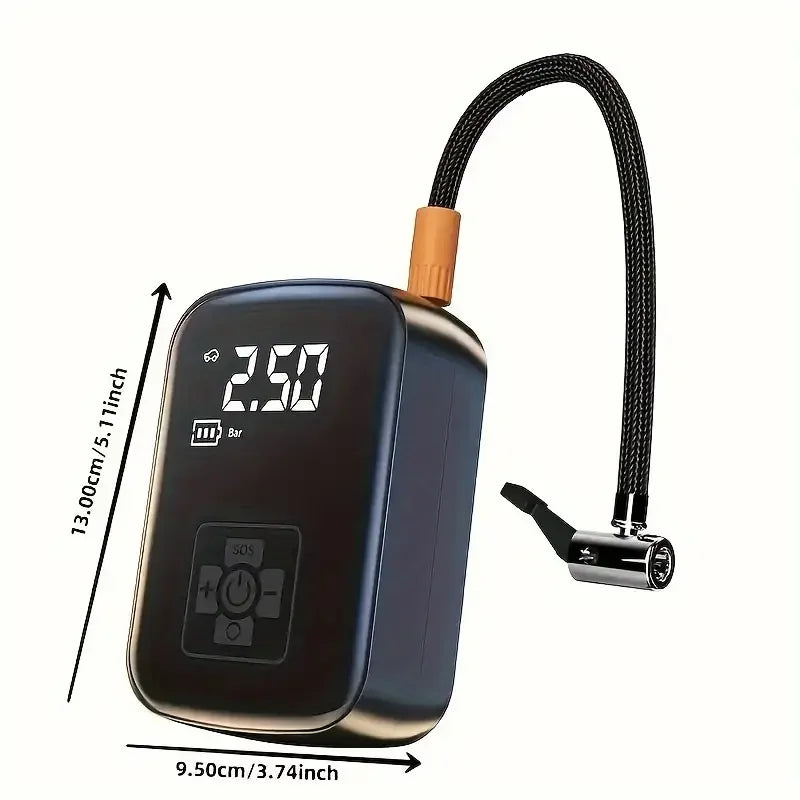 Wireless Car Tyre Inflator - Portable Air Compressor 150PSI