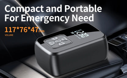 Portable Car Tyre Inflator - Electric Air Pump with Digital Display
