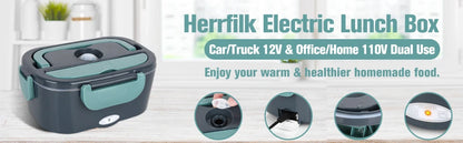 Electric Lunch Box 1.5L - Portable Food Warmer Car & Home