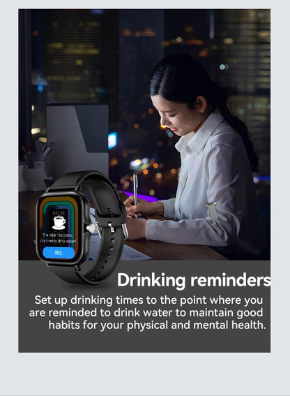 Smart Fitness Watch - Heart Rate Monitor & Bluetooth Calling