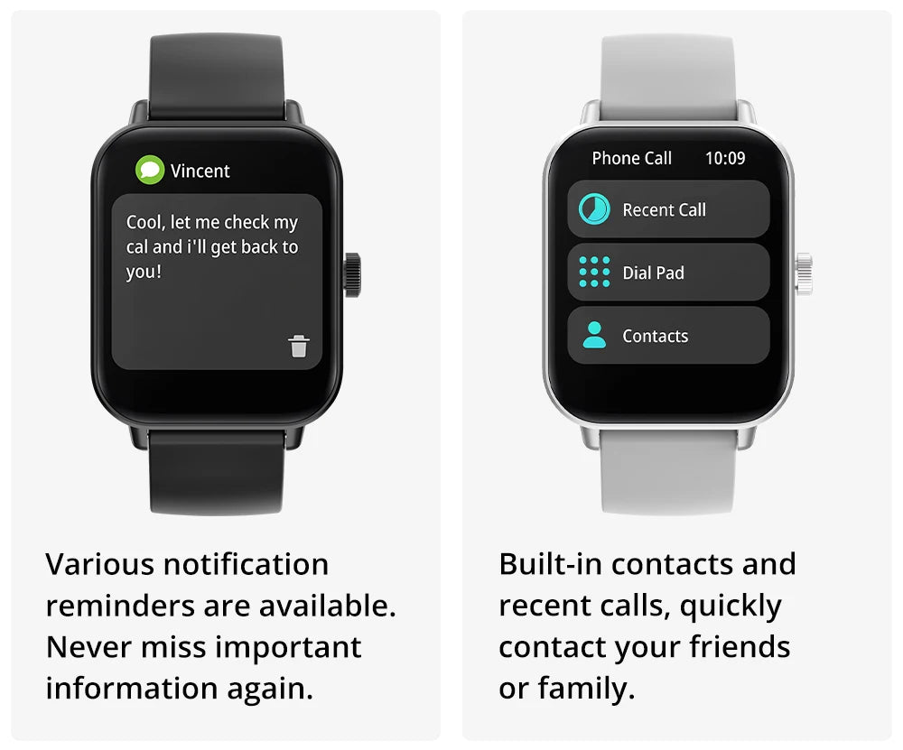 Smart Watch Voice Calling - 1.9" Screen Health Monitor IP68