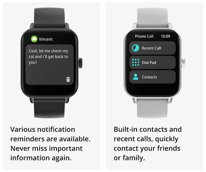 Smart Watch Voice Calling - 1.9" Screen Health Monitor IP68