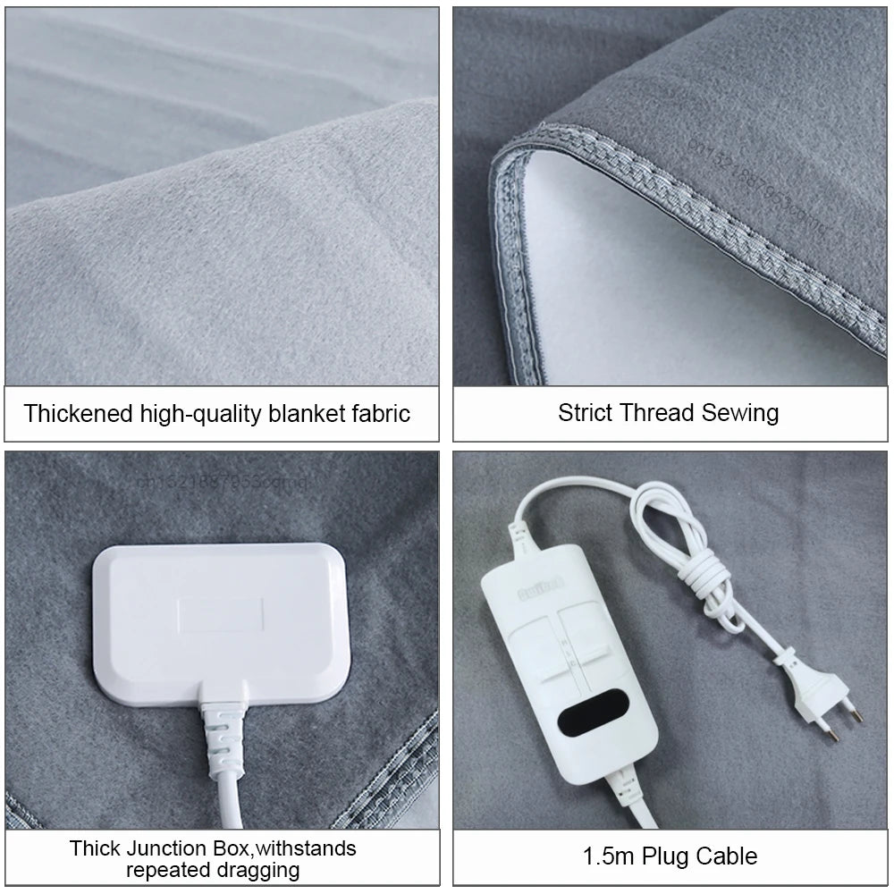 Electric Heated Under Blanket - Double Thermostat Control